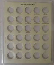 CAPS Album Jefferson Nickel Page 2 2004S-2012D for Air-Tite Capsules 2056-2