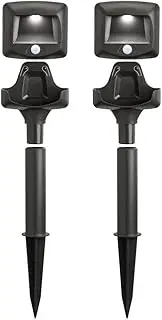 Mr. Beams MB572 Wireless Battery-Powered Motion Sensing LED Path Lights, 2-Pack, Brown