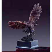 Treasure of Nature 6"x7.5" Eagle Statue, Resin