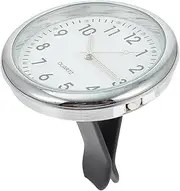 ULTECHNOVO 3 Sets Car Luminous Clock Pocket Clock Mini Adhesive Clock Auto Mini Dashboard Clock Analog Clock Mini Vehicle Clock Car Dash Clock Automatic Auto Clock for Dashboard White Glass