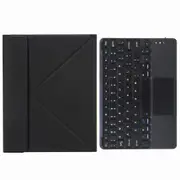 Bluetooth Keyboard Leather Case For Ipad 9.7 2018 / 2017 With Three Fold Holder Black Keyboards