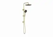 The Gabe Twin Shower With Rail Brushed Gold