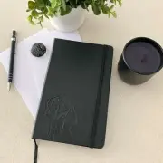 Vizsla Dog Notebook or Journal, A5 Hardcover, PU Leather, Lined Pages
