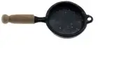 Dollhouse Miniatures 1:12 Scale Spatter Frying Pan, Blue #IM65071