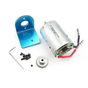 540 Brushed Motor with Mount Base for Wltoys A959-B/A969-B/A979-B 1/18 RC Upgrade silver blue
