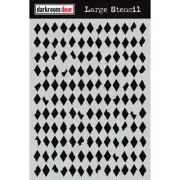 Darkroom Door Large Stencil Diamond 9"x12"