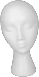 Zialofi Foam Mannequin Head Display Stand Stable Model Easy to Carry Foam Stand Mannequin for Headphones Use