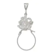 Sterling Silver #1 Mom Charm Holder