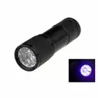 UV Ultra Violet 9 LED Flashlight Blacklight Light 395 nM Inspection- Lamp Torch