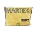 New Martex Butterfly Full Fitted Sheet Yellow Print Vintage Double Volante