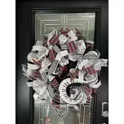 Elegant Music Deco Mesh Wreath
