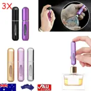 3pcs Mini Perfume Atomizer Easy Fill Refillable Travel Pump Spray Pocket Bottle