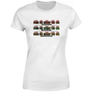 Back To The Future Destination Clock Women's T-Shirt - White