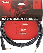 Planet Waves Custom Series Instrument Cable, Right Angle, 10 feet