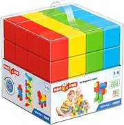 Geomag 149 Magicube Pre School - Magnetic Construction Cubes, 64 Pieces