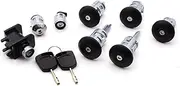 WGQGQ 8PCS Set Full Lock Set Car Ignition Switch Left Right Door Lock Trunk Lock,Fit for Ford, Transit Connect 2002-2013 2T1AV22050AD Rear Cargo Lock Mechanism