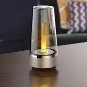 LED Night Candle Lamp and Bluetooth Speaker - USB Rechargeable