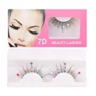 1 Pair Sequin False Eyelashes Natural Curl Eyelash Planting Artificial Lashes