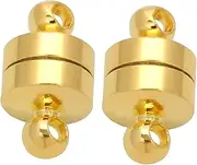 DOITOOL Barrel Clasps Connector 5pcs Jewelry Fastener Hook for DIY Necklace Bracelet Anklet Strong Hold