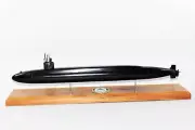 USS Rhode Island SSBN-740 Submarine Model (Black Hull),Navy,Scale