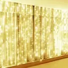 903 LED Warm White Curtain Backdrop Fairy Lights with 8 Memory Functions 6M X 3M