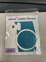 Decal for instax Mini 8/9 Camera - Blue Glitter LOT2