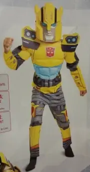 Transformers Bumblebee EG & Mask Muscle Child Costume Size: S/P (4-6) Disguise