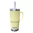 LASER ENGRAVED YETI 25oz. STRAW TRAVEL MUG - DAYBREAK YELLOW