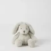 Jiggle & Giggle Grey Bunny Soft Plush-Small