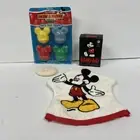 Mickey Bath Soaps, Band-aids, And Hand Mitt