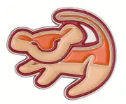 Animated Movie - The Lion King enamel pin - Simba - AU Stock - Free AU Post