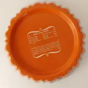 NEW NOS Bundt Nordic Ware ORANGE Flan Pan Non-Stick 4 Cup Instructions Recipes