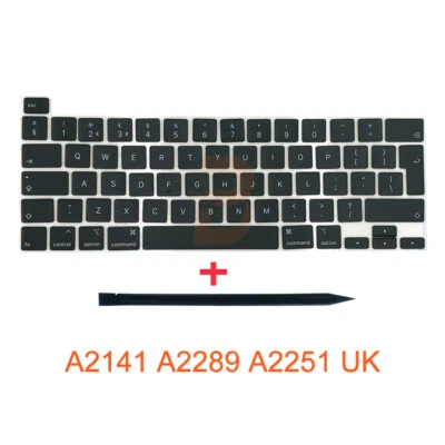 New Keyboard Keys For Macbook Pro Retina A2251 A2289 A2141 UK Keycaps 2019 2020