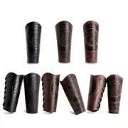 Magicans Archers Gauntlets Fantasy Faux Leather Wristband Elastic Bracelets