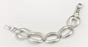 Brighton NWT Meridian Lumens hammered Silver Crystal Bracelet Pouch $118. #602