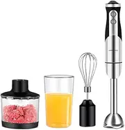 Whisking,Hand Blender,Speed Stick Blender,600ml Container,Egg Whisk for Puree Infant Food,Smoothies,Sauces and Soups,Removable for Cleaning (Size : Five Pieces)