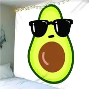 A Pear In Dark Glasses 3D Wall Hang Cloth Tapestry Fabric Decorations Decor