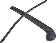 ORRIFY Rear Windshield Wiper Blade Arm Set for Audi Q7 2016-2022 Rear Windsheild Back Wiper Arm and wiper Blade with Cover Assembly - 380mm 15 inch