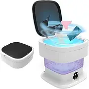 Mini Washing Machine, 14 L, 2.2 kg, 2-in-1 Improved Camping Washing Machine, Small Deep Cleaning of Underwear, Baby Clothes, Small Clothes for Homes, Dormitories, Hotels