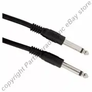 Lot5 12ft Mono1/4"Male~M Audio/Guitar/Amp/Microphone/PA/Mic Cable/CordWire,6.3mm