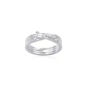 Asa Ring in Sterling Silver with Cubic Zirconia - Shiny Finish Jewellery in Australia