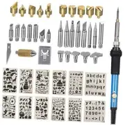 Wood Burning Kit, Wood Burning Tool Adjustable Temperature Woodburning Blue