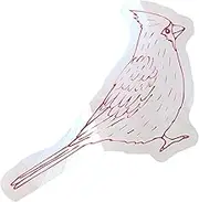 Window Cling Bird Pattern Sun Catcher Sticker Non Adhesive Decorative Window Cling for Collision Rainbow Effect for Home Decor Kitchen Living Dining