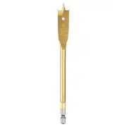 Spade Drill Bit 9/16" Paddle Flat Bits Wood Hole Cutter Gold Tone