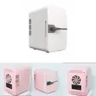 Portable Makeup Fridge Cooler Lightweight 4L Mini Fridge Car Refrigerator Home