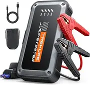 Car Jump Starter 3500A Peak,16800mAh Car Battery Jump Starter (up to 9.0L Gas/8.5L Diesel Engines) Portable Car Jump Starter Power Bank with with LED Flashlight, Jump Pack with Jump Leads