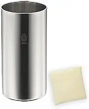 J-Kitchens Tumbler, 18-8 Stainless Steel, W Structure, Highball, 12.8 fl oz (380 ml), Made in Japan (SimpleBag Vietnam)