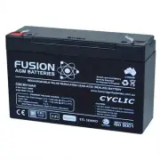 6v 14Ah AGM PREMIUM DEEP CYCLE BATTERY same as 6v10Ah Highest Quality Fusion