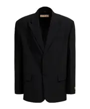 Black light wool blazer with Marni tag IT48