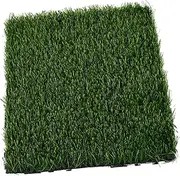 HOMSFOU Garden Decorative Grass Turf Fake Lawn Mat Square Rug Outdoor Artificial Turf Roll Simulated Grass Mat Easy Maintenance